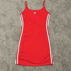 ADIDAS Originals Women Classic Tight Summer Red Dress size S